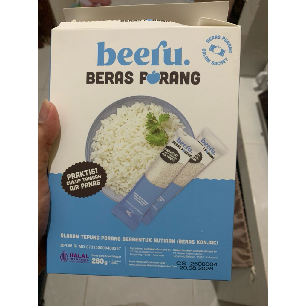 

preloved beras porang beeru isi 6