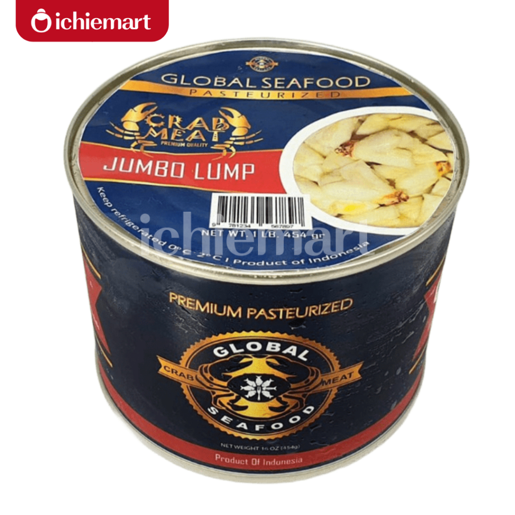 

Crab Meat in Can - Jumbo Lump Meat /Daging Rajungan Jumbo