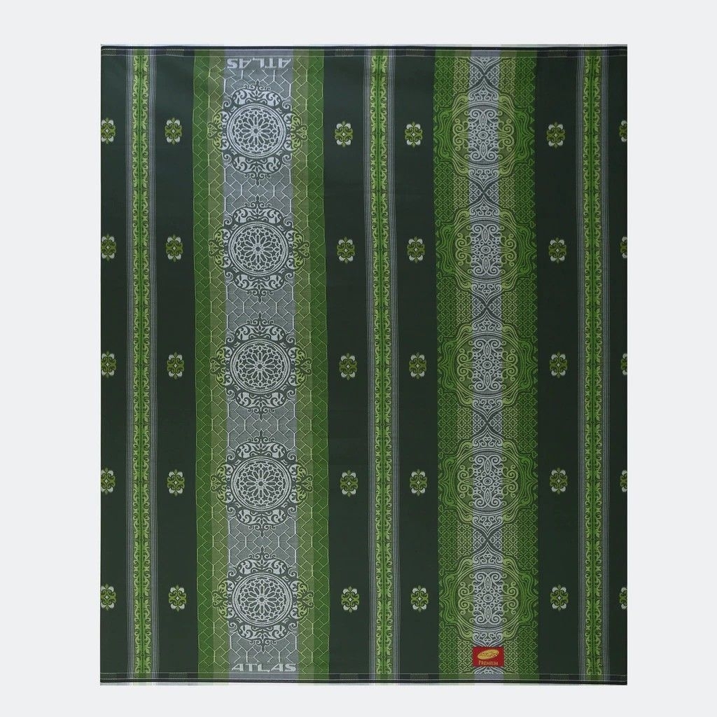 sarung atlas premium 790 jacquard songket hijau tua