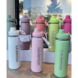 TUMBLER BOTOL MINUM LULULEMON LENGKAP TAG STAINLESS TAHAN PANAS DAN DINGIN