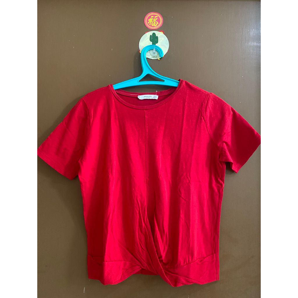 Top Manggo kaos red chili, merah cabe kaos