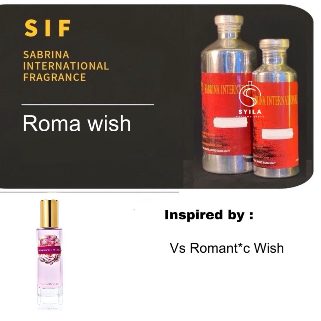 [ORI/SEGEL] Bibit parfum roma wish 250 ml by SIF
