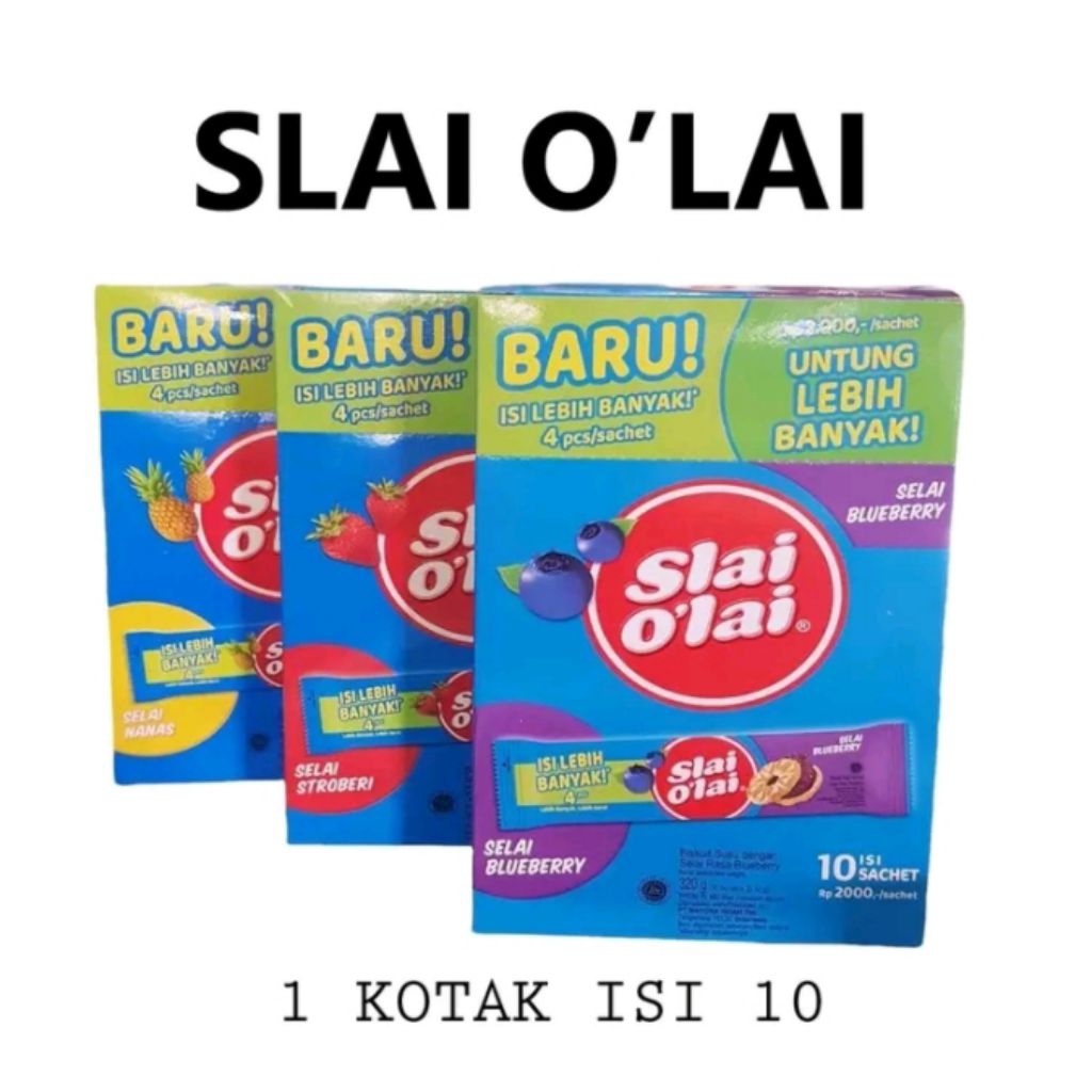 

Slai O'lai Box isi 10 Biskuit Roma @32gr