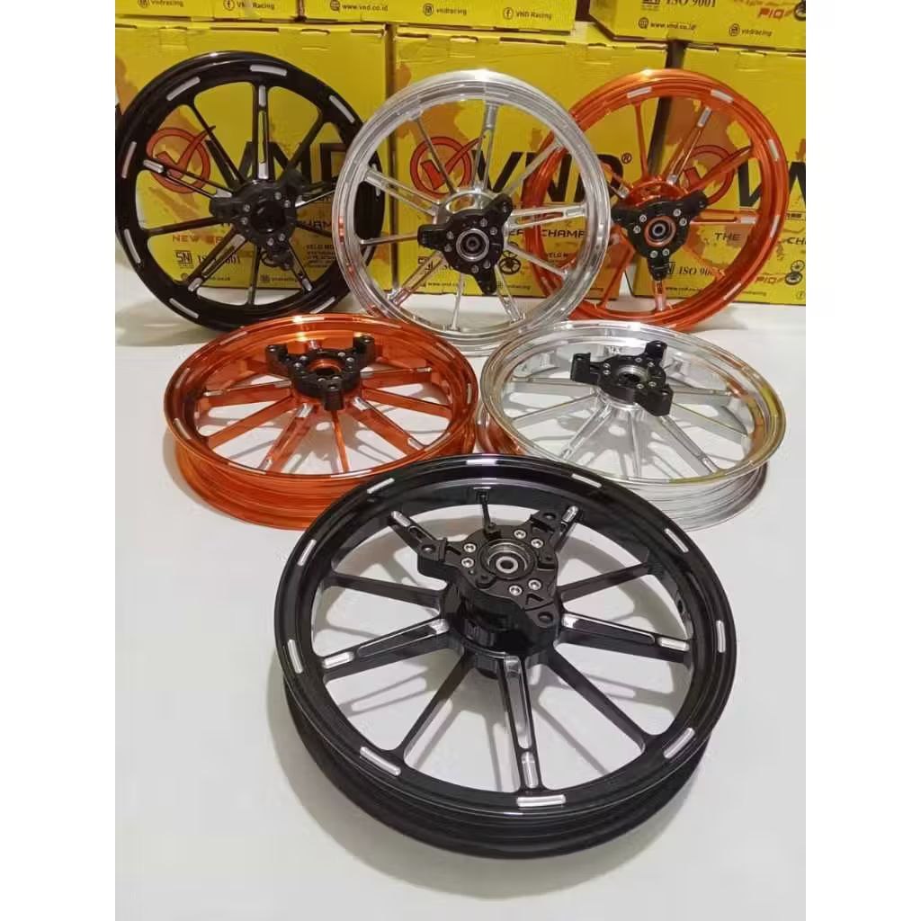 Velg VND Racing  P10 160x185 ring 14 - All New Nmax, Nmax Aerox Set depan belakang
