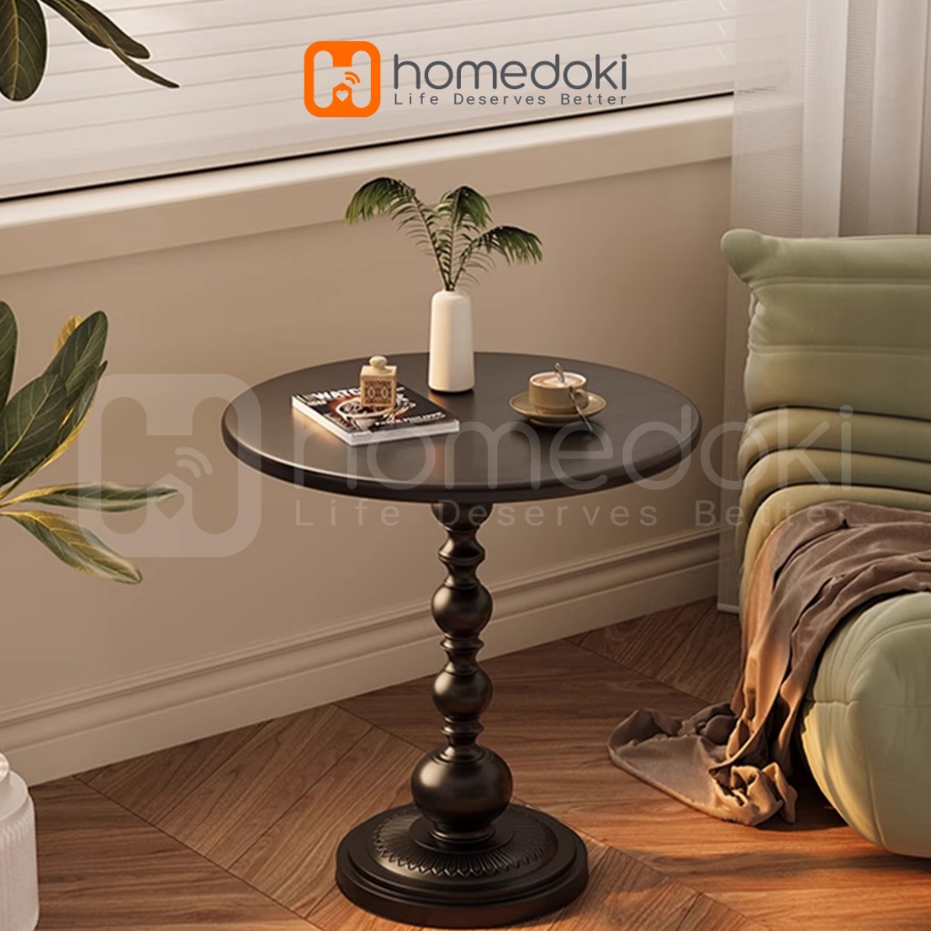 Homedoki Meja Ruang Tamu Minimalis/Meja Kecil/Meja Cafe/Meja Kopi