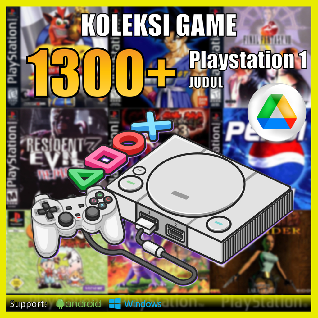 Database Game PS1 1300+ Rapi Lengkap – Koleksi Digital