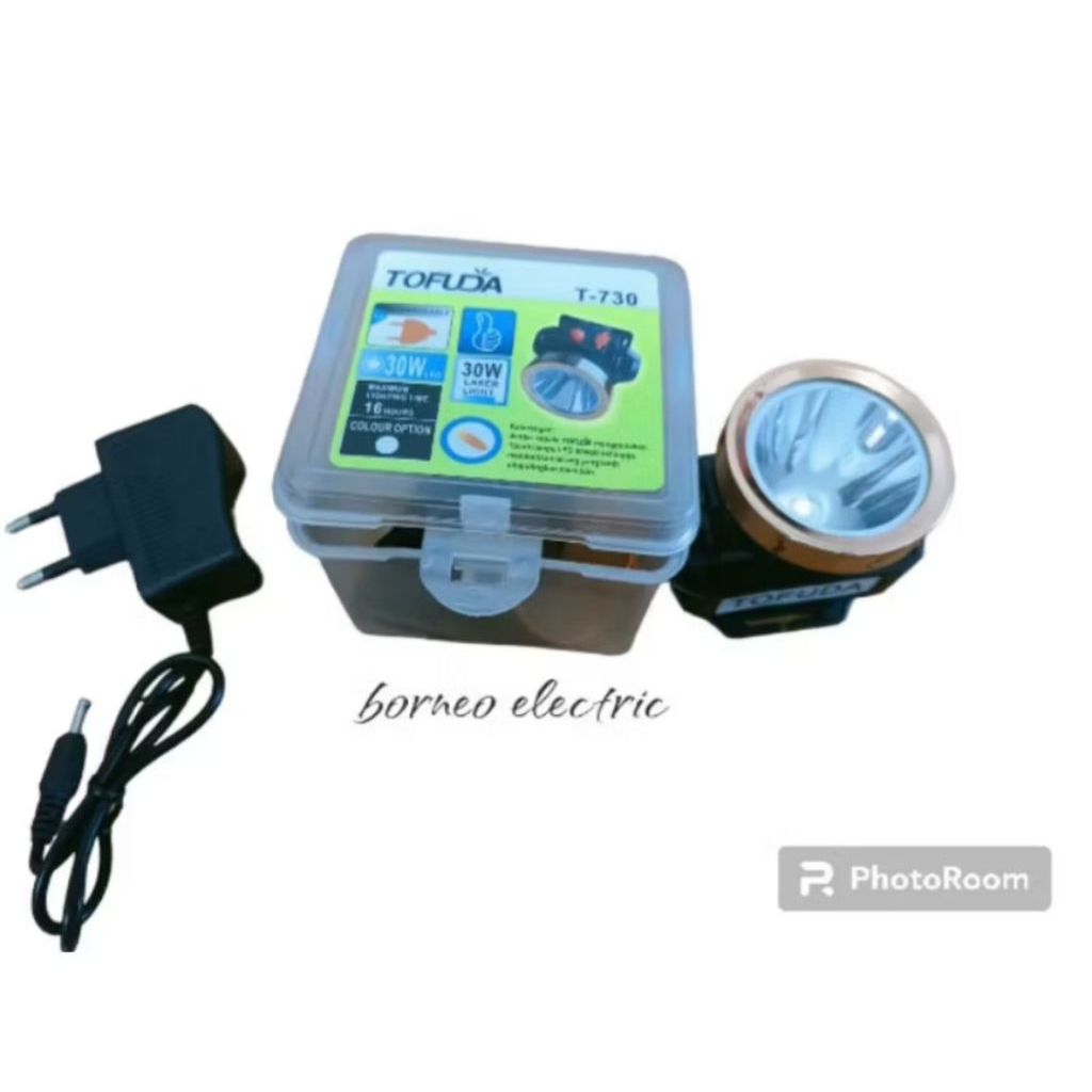 Senter kepala / head lamp/senter/senter kepala cahaya putih led 30 watt/senter cas cahaya putih led 