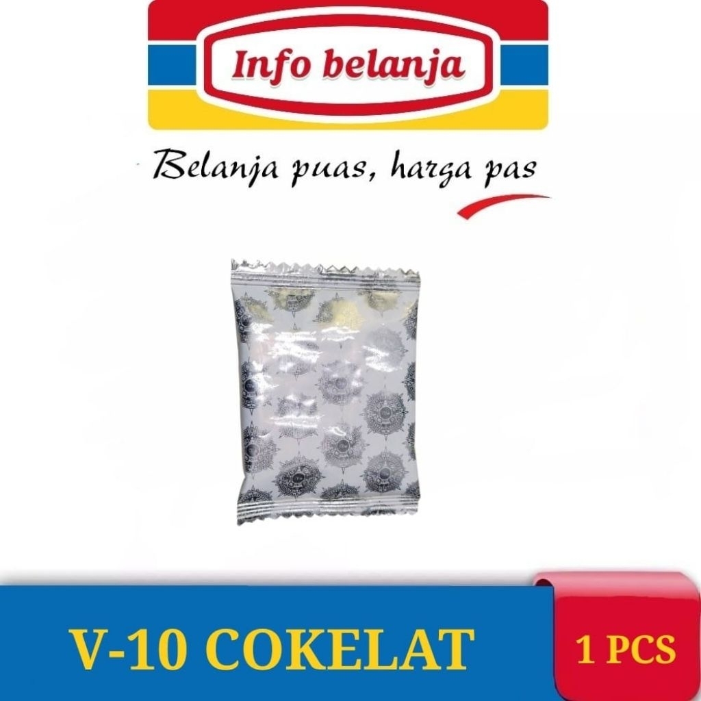 

V10 COKLAT ECERAN 1 SACHET GINSENG COMPOUND CEMILAN BAR FOOD COKELAT PENAMBAH STAMINA PRIA DEWASA