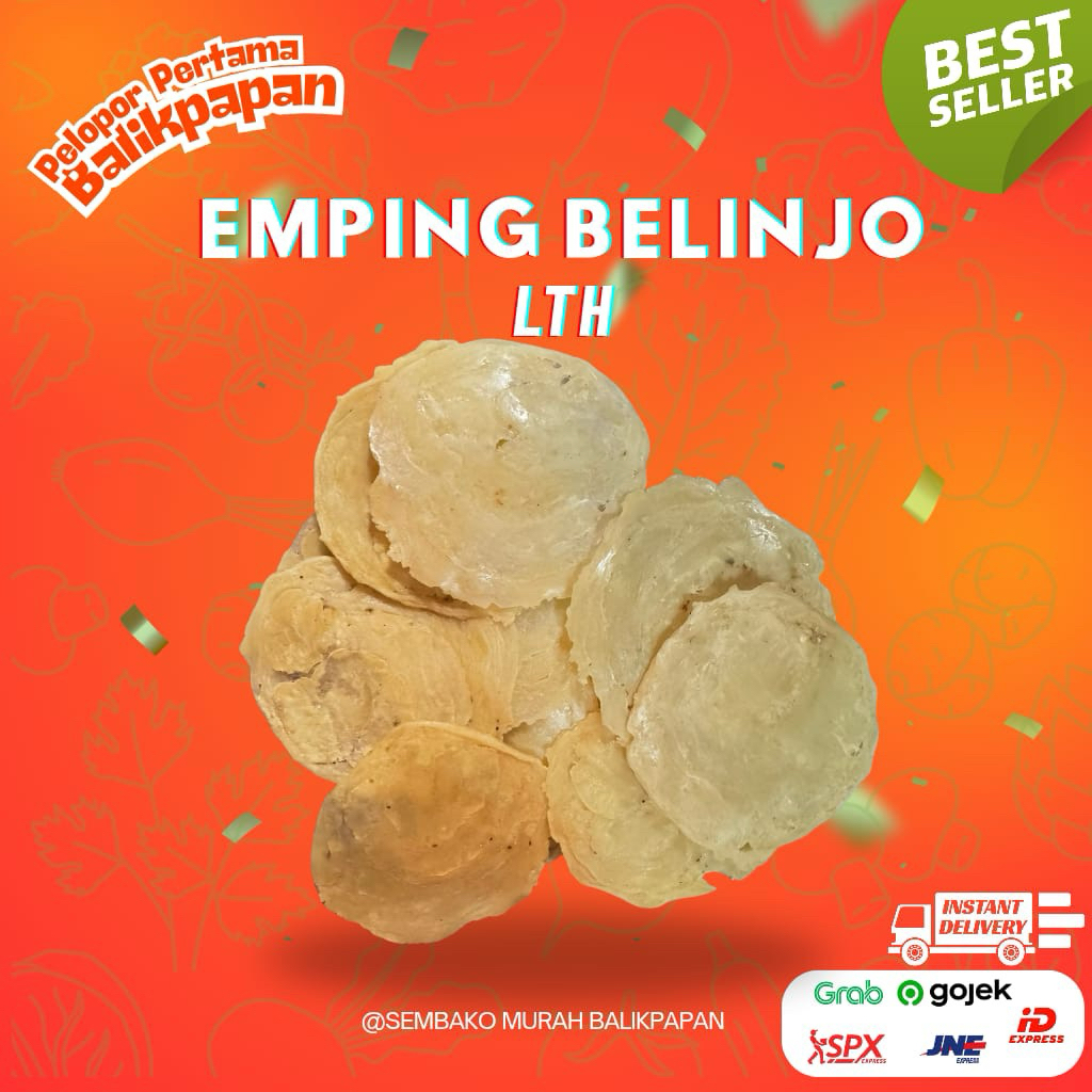 

emping belinjo/melinjo merek LTH 250 gr