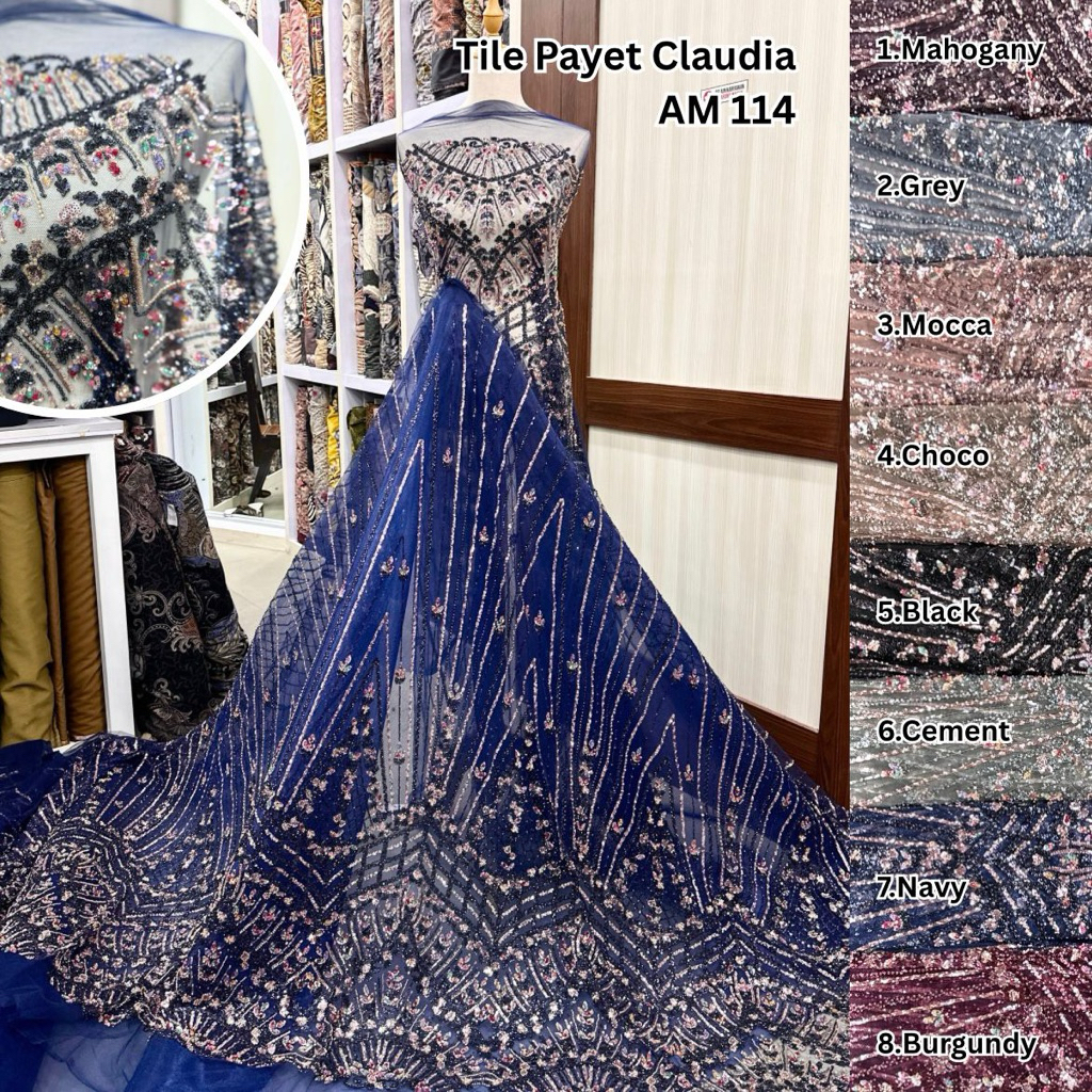 Tile Payet Claudia AM114 (harga per50cm)