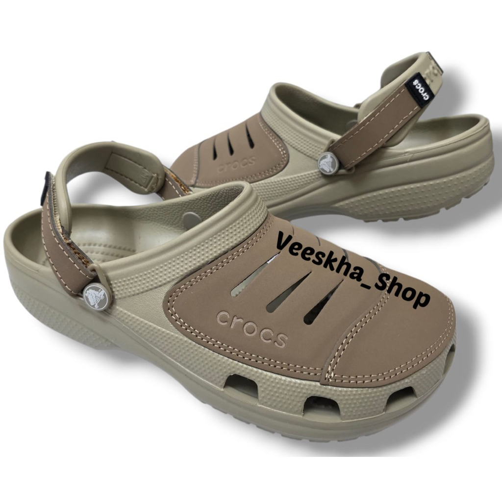 SANDAL YUKON LEATHER PRIA/YUKON LEATHER/SANDAL PRIA (CROCS YUKON LEATHER)
