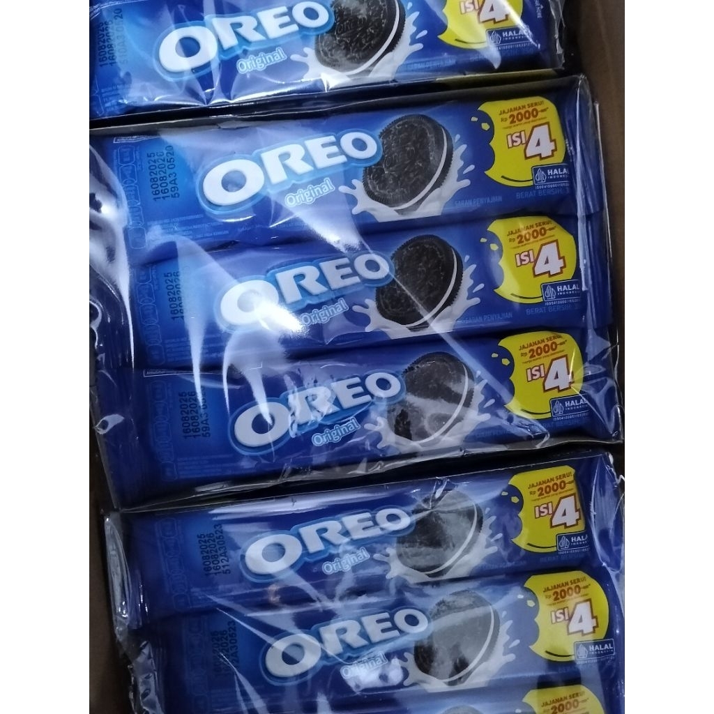 

OREO BISKUIT ORIGINAL isi 4 keping 27gr