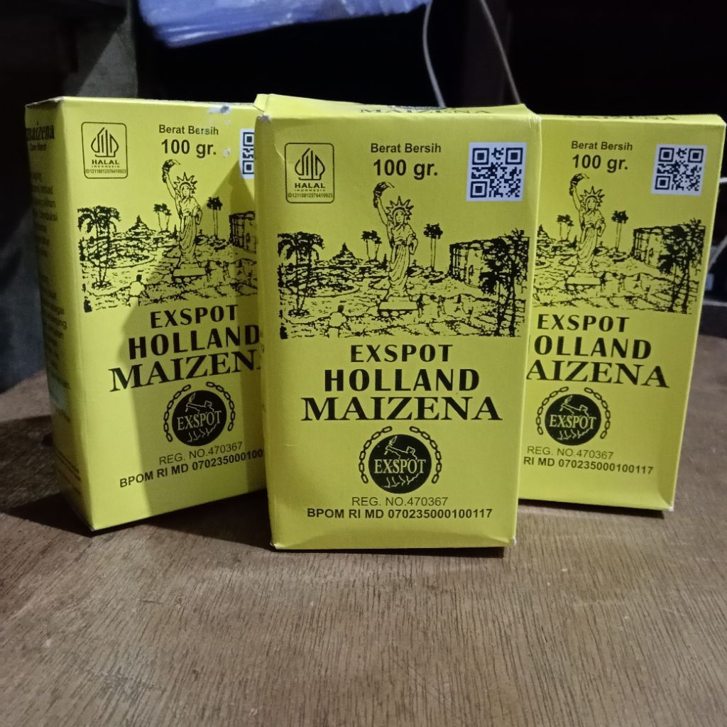 

Tepung Maizena EXSPOT Holland 100gr – Paket 3 & 5 Pcs Kualitas Terjamin