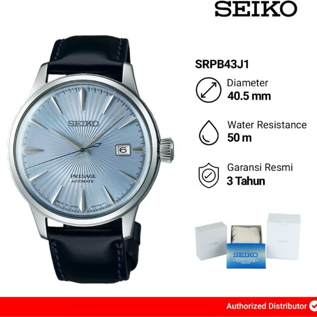 SEIKO SRPB43J1 SEIKO PRESAGE JAM TANGAN PRIA AUTOMATIC