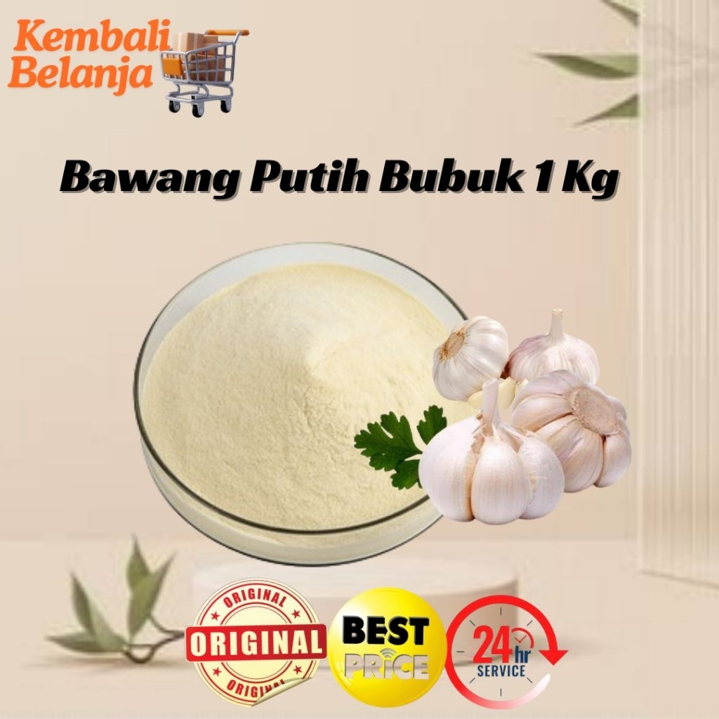 

Bawang Putih Bubuk 1 Kg/ Premium Garlic Powder/ Bawang Putih Bubuk Halal