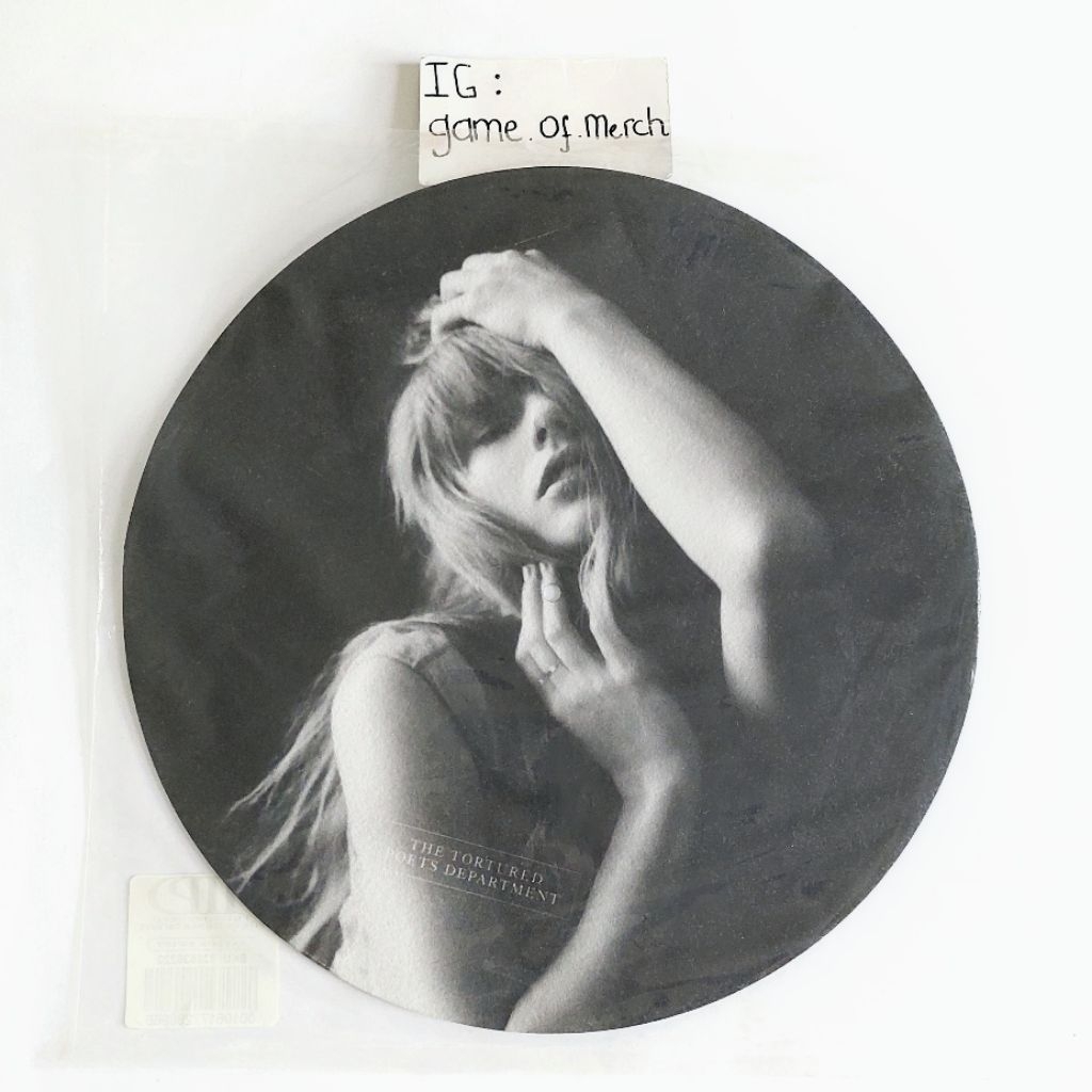 [READYSTOCK] Taylor Swift TTPD Vinyl Slip Original Merch