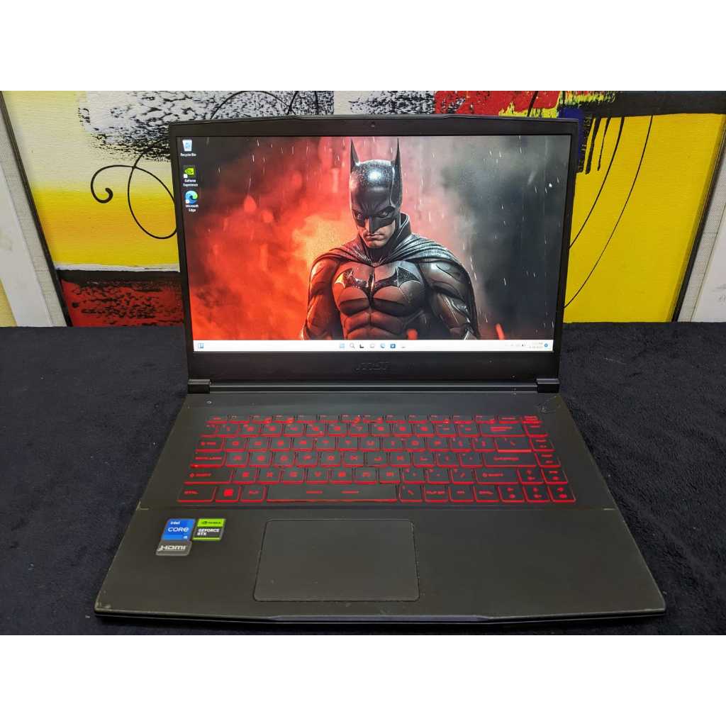 Laptop MSI GF63 Thin i7 Gen10 16/256 Nvidia GTX 1650Ti