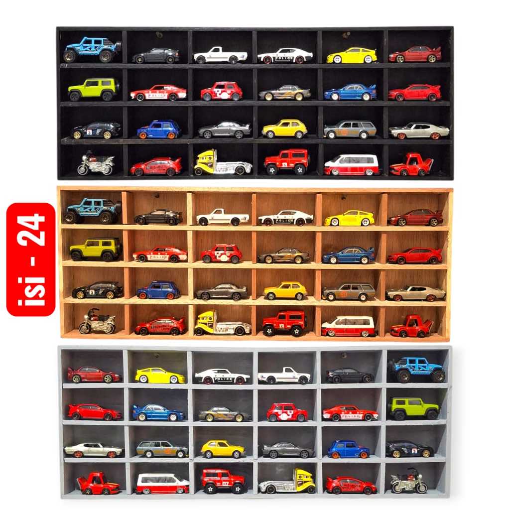 Rak hotwheels / Rak Hotwheels isi 24 / Rak hotwheels Murah