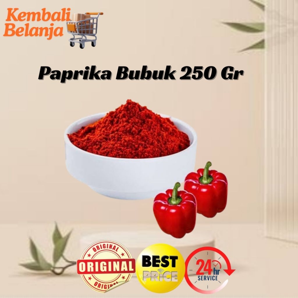 

Paprika Bubuk/ Paprika Powder 250 Gram