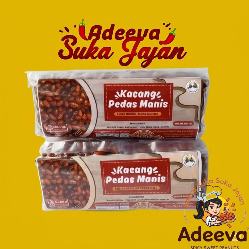 

Kacang Tanah Pedas Manis 1 pack (isi 10 pcs)