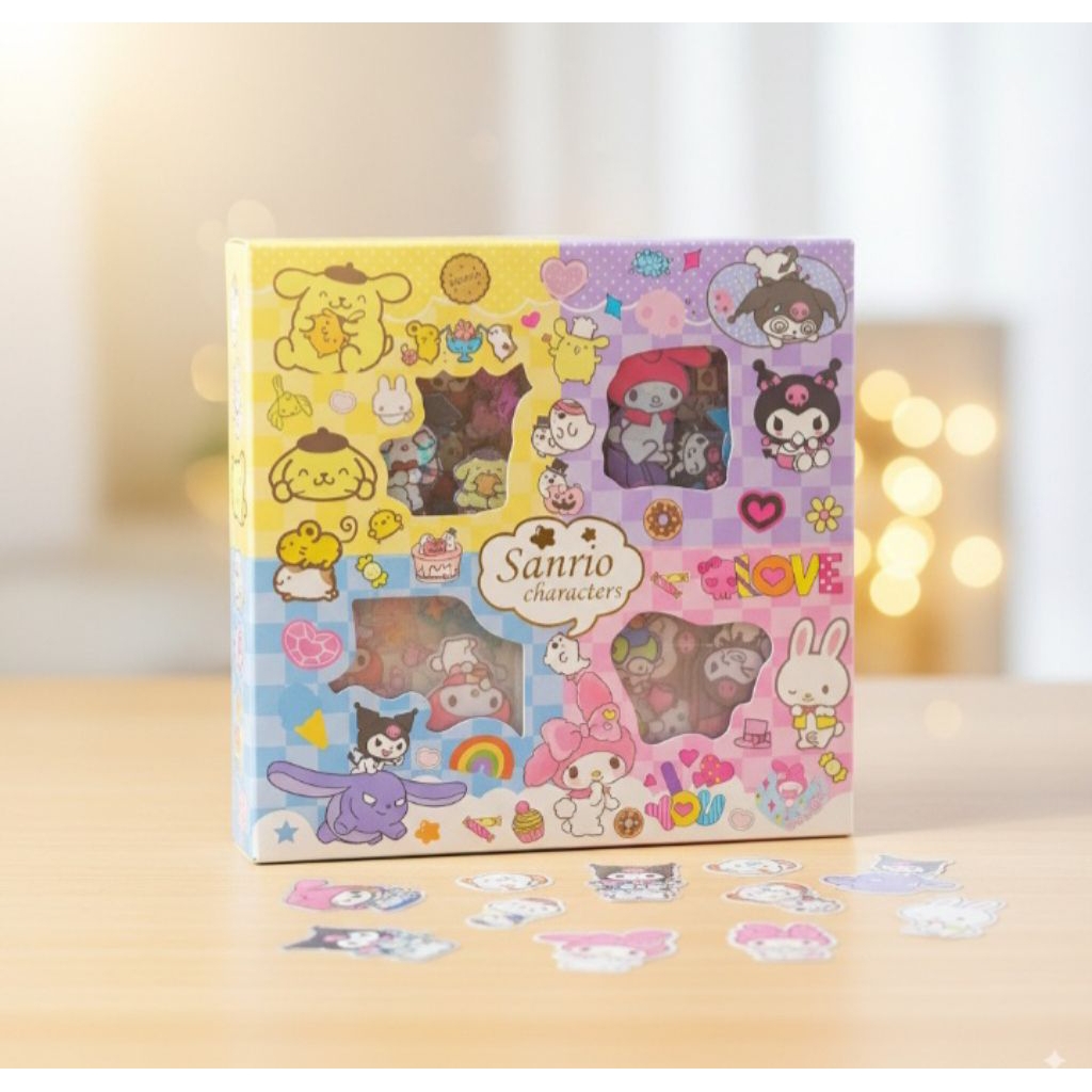 

Stiker Sanrio Momo Kartun