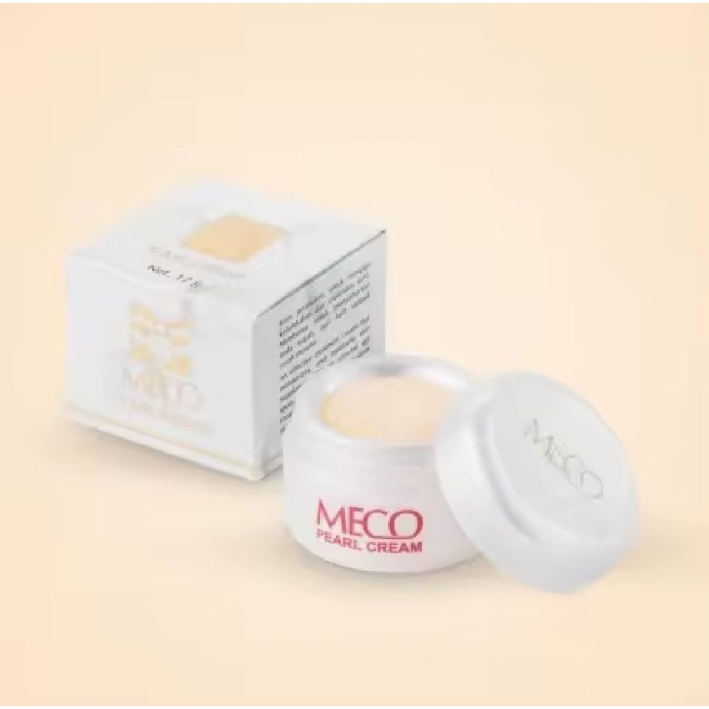 Meco Mecco Pearl Cream Day Siang Krim 12gr Original