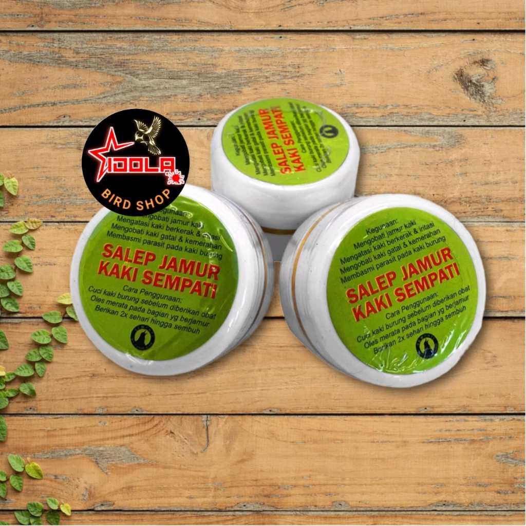 IDOLA BIRD SHOP SALEP JAMUR KAKI BURUNG SEMPATI OBAT OLES KAKI BENGKAK KERAK LUKA BERSISIK BUBUL MUR