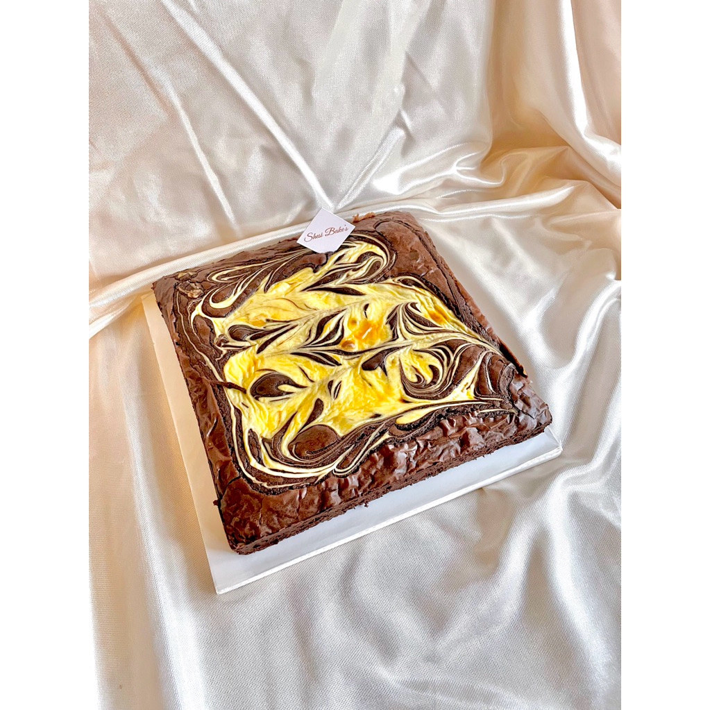 

brownies fudgy topping cream cheese