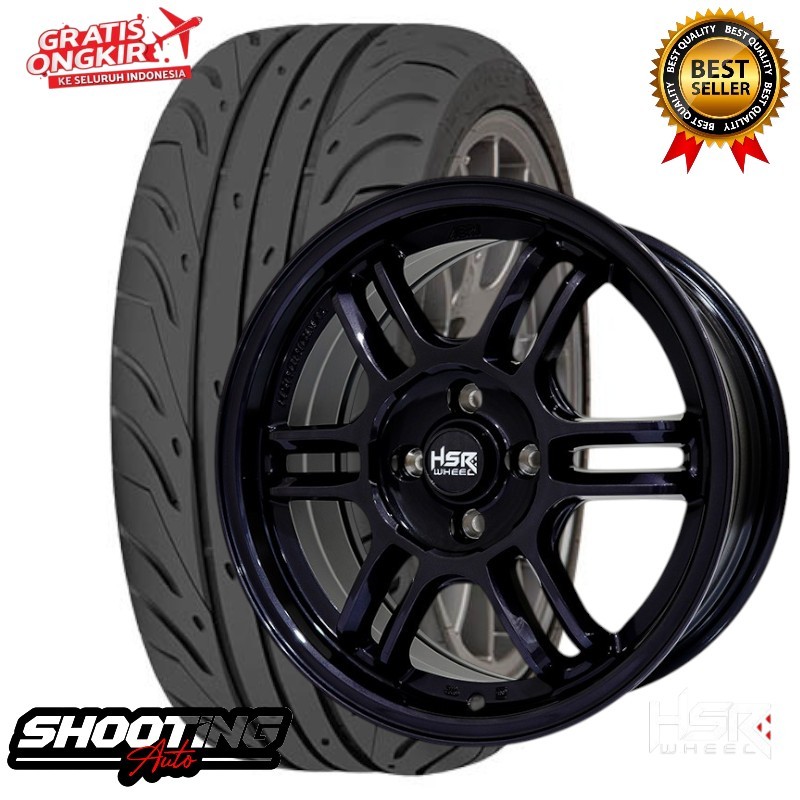 Paketan velg plus ban ring 16 hsr aeri mobil brio agya ayla calya jazz sigra mobilio swift  dll