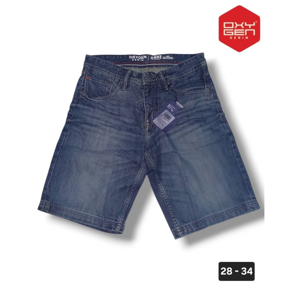 Celana Oxygen Pendek Denim Original 28-34