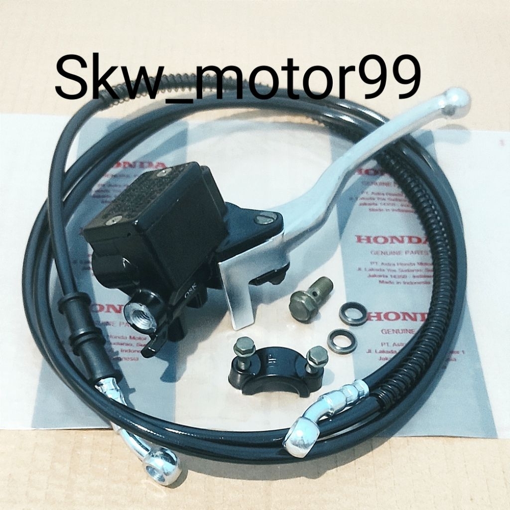 Master Rem Kiri+Selang Rem Belakang Honda Pcx 150,Pcx 160,Vario 160,Adv 160