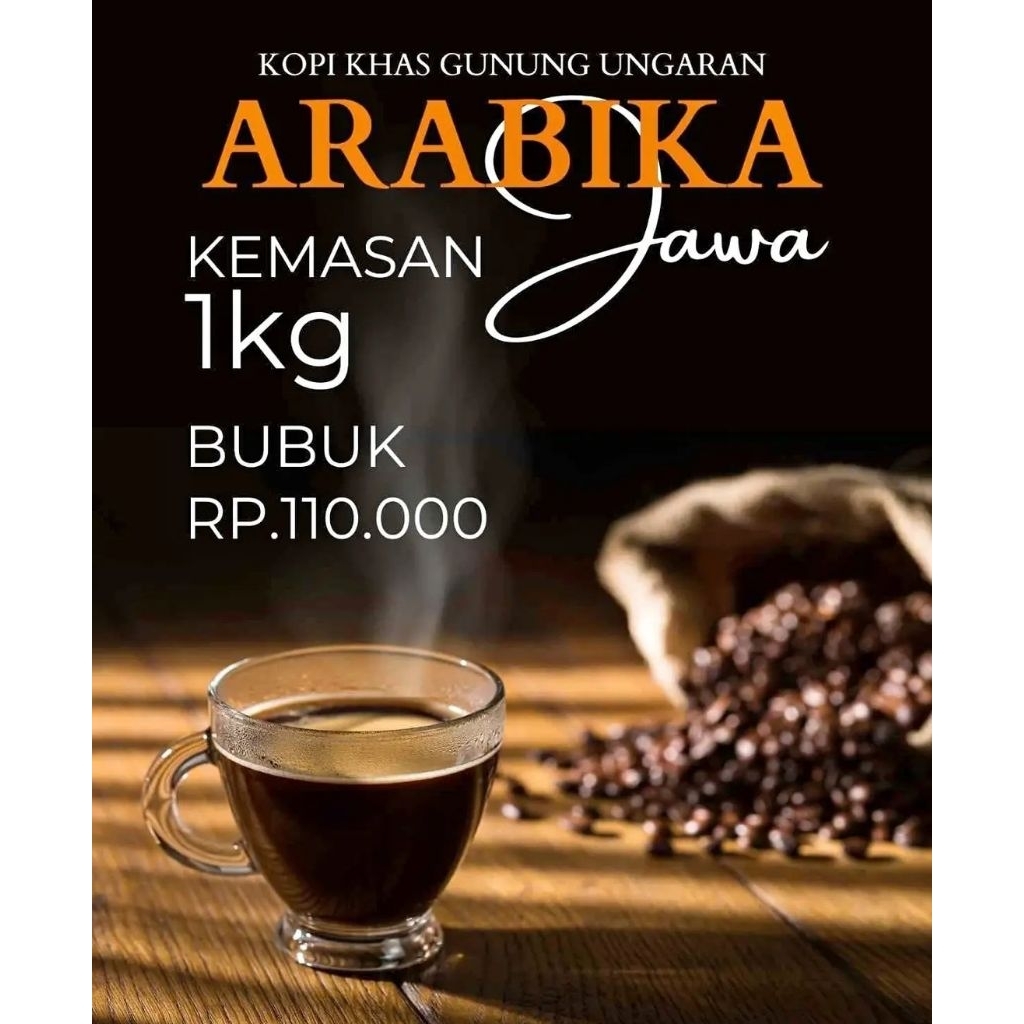

Ungaran Arabica Coffee – Whole Bean & Bubuk (Light to Medium Roast)