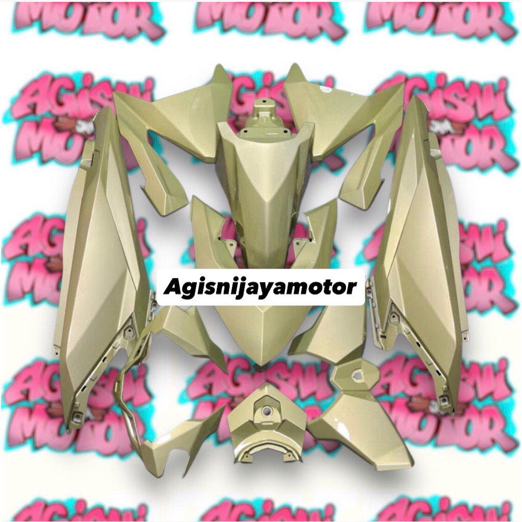 body set halus vario led old 125 / 150 bebas request warna / body halus vario led old