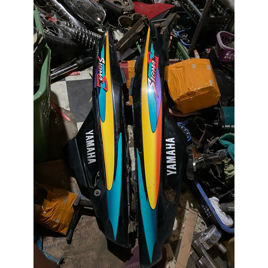 body belakang sigma yamaha sigma set tutup aki original copotan