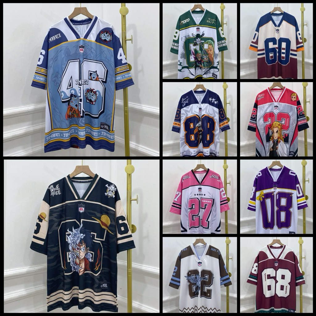JERSEY ANGKA VINTAGE RUGBY SOCCER OVERSIZE JUMBO XXL COUPLE KELUARGA STREETWEAR RETRO UNISEX VIRAL D