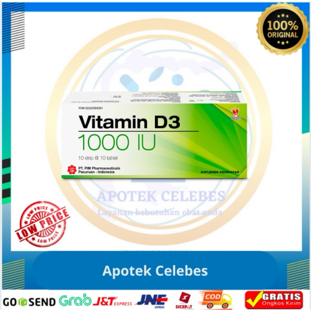 Vitamin D3 1000IU PIM box