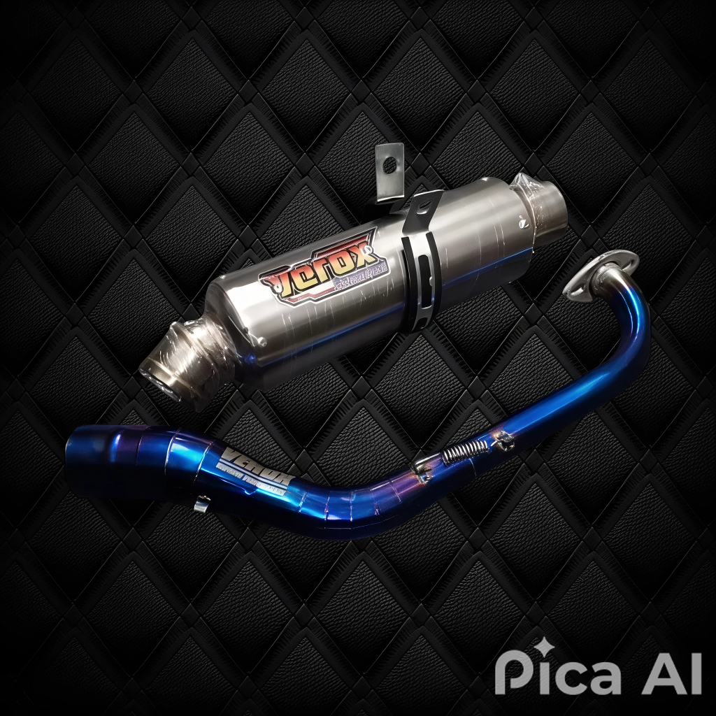 KNALPOT RACING VEROX TIPE RV5SS FULLSYSTEEM MATIC AEROX OLD,NEW NMAX NEW OLD PCX VARIO125/150