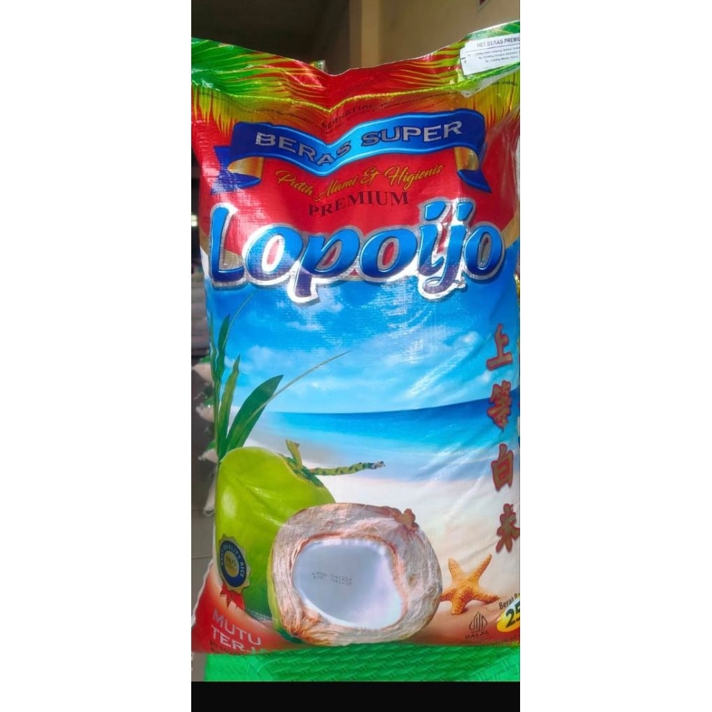

Beras Lopo Ijo 25 Kg Khususss Pengiriman Instanttt