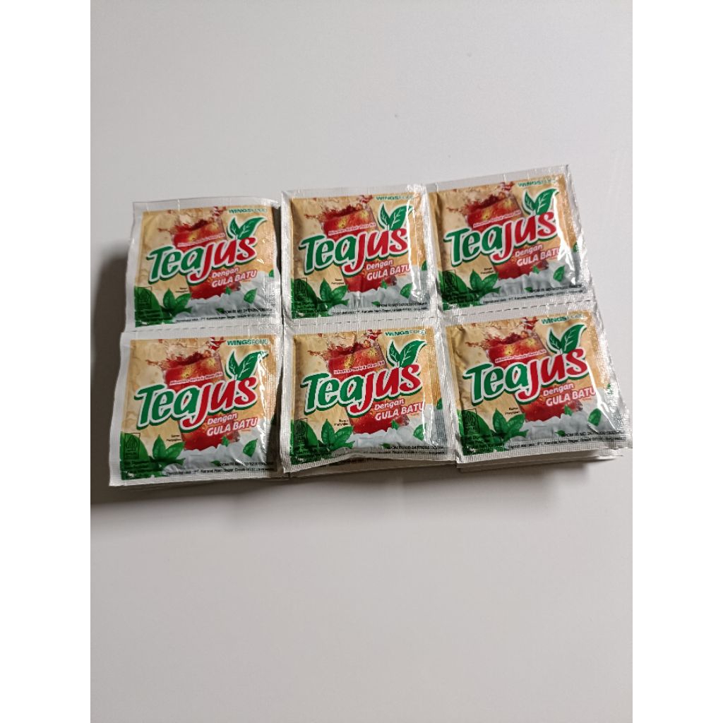 

teajus minuman segar( satu pak isi 6 RT)