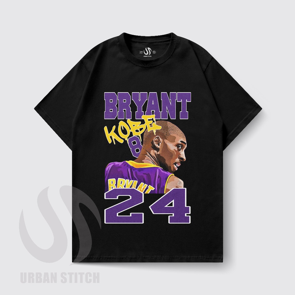 Kaos Oversize Retro Kobe Bryant Basketball/  Kaos Oversize Streetwear Kobe Bryant Champion