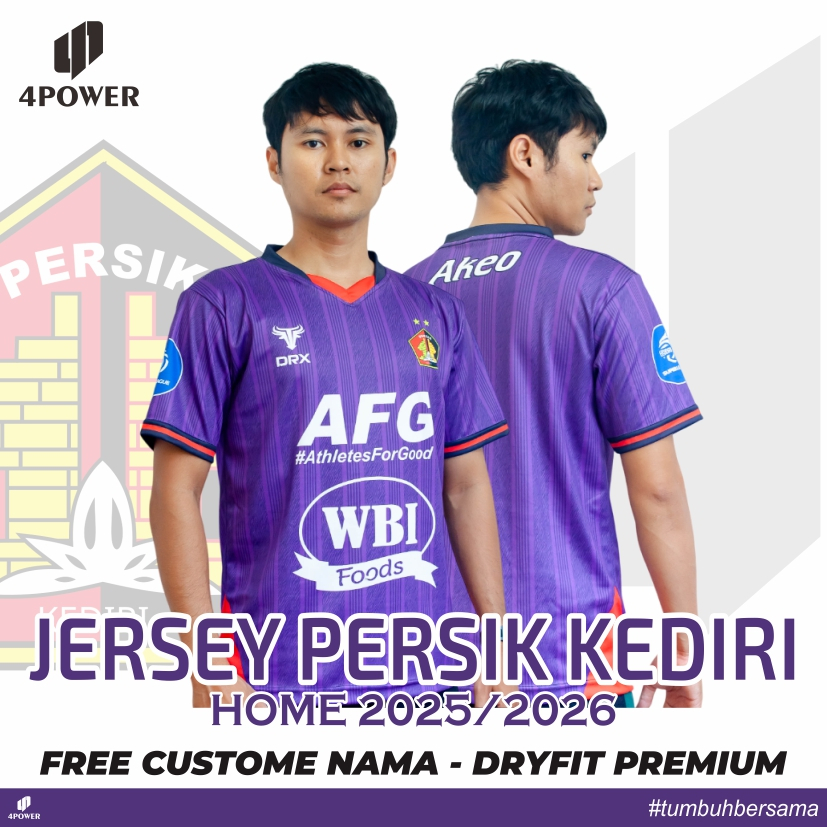 SAKAsport JERSEY PERSIK KEDIRI TERBARU 2025/2026 - PERSIK KEDIRI NEW 2026
