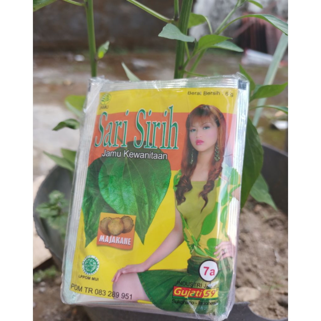 

Jamu Sari Sirih Gujati isi 10 sachet