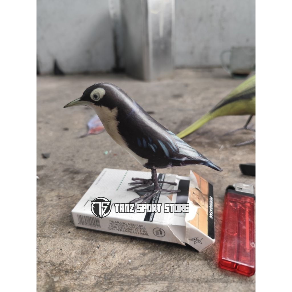 Jontrot Patung Burung Rambatan / Boneka Manuk Doraemon / Burung Kicau Ocehan