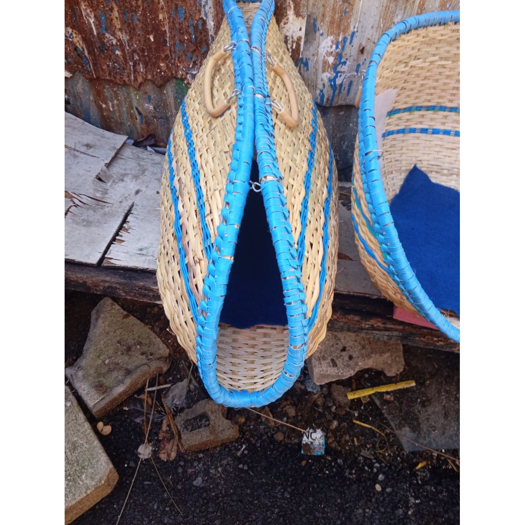 kiso ayam Bangkok/tas ayam.rotan/fles karpet