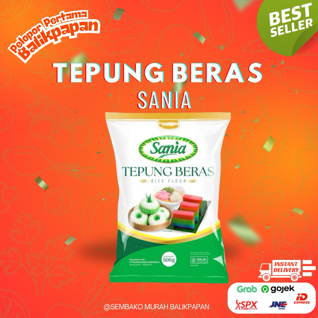 

Tepung beras sania 500 gr