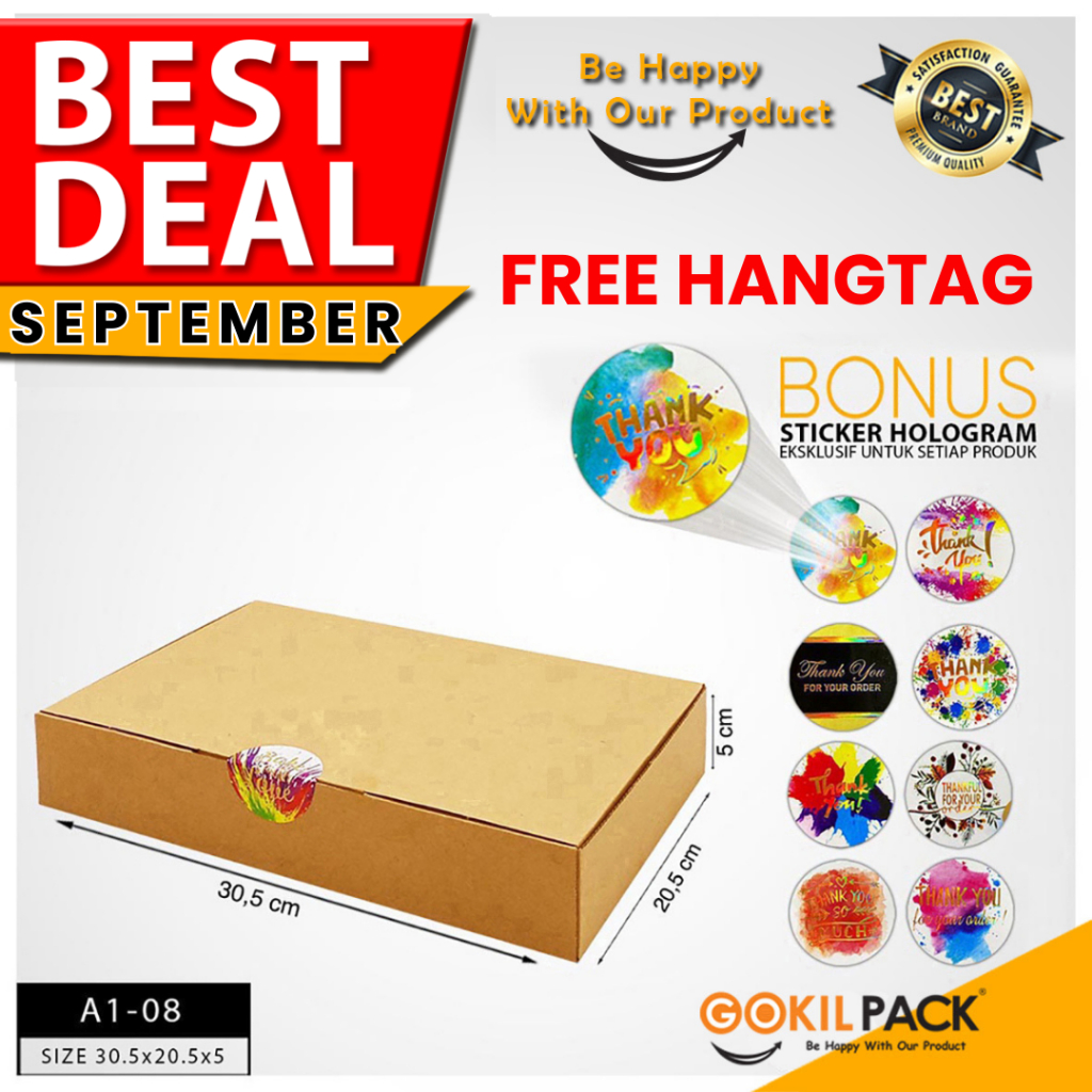 

Kotak Kue | Dus Kue | Kotak Serbaguna | Kraft | Murah 30.5x20.5x5 I A1-08