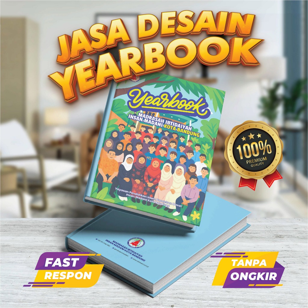 Jasa Desain Yearbook atau Buku Tahunan Sekolah Profesional