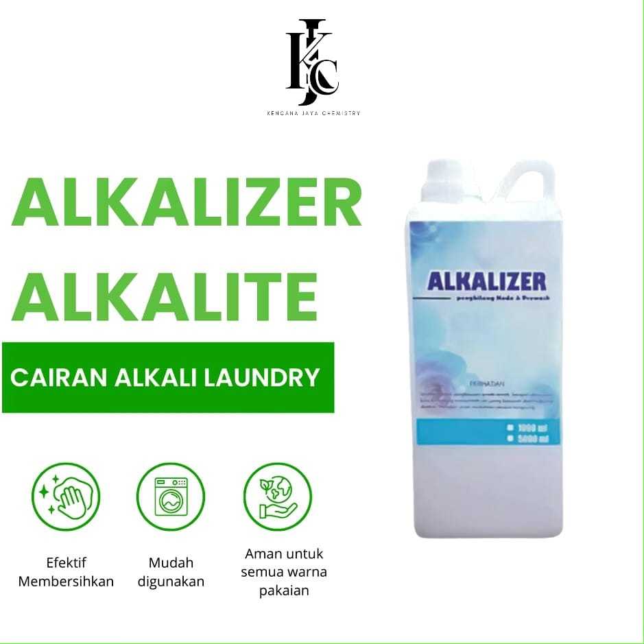 Alkalizer / Alkalite / Alkali Cairan alkali laundry kemasan 1 liter