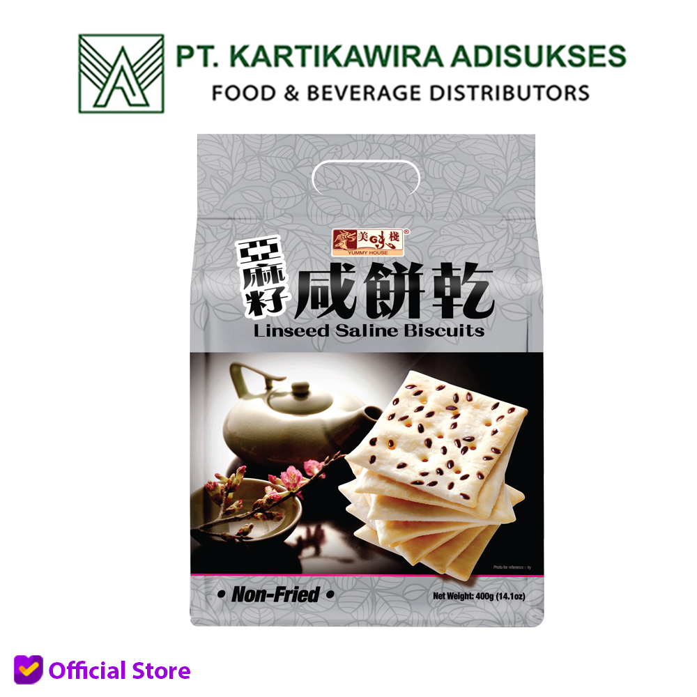 

Yummy Linseed Saline Biscuit 400gr