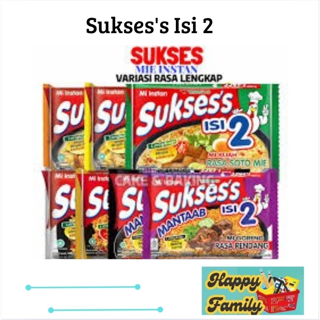 

Mie Sukses - Mie Instant Goreng & Kuah Isi 2